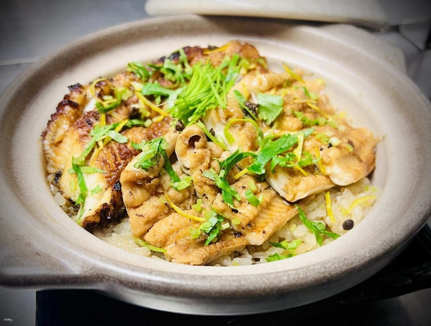 Savor the exquisite flavors of Anago with the unique preparation of sashimi and grilled dishes at Michelin-recommended Kitahama Anagoya a must-visit culinary gem in Osaka.