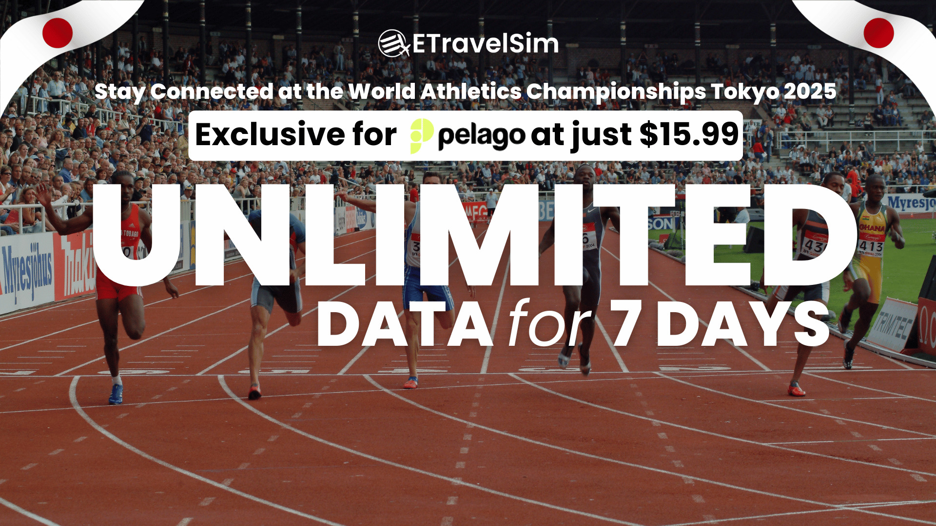 Japan eSIM - World Athletic Championship Tokyo 2025 - Photo 1 of 5