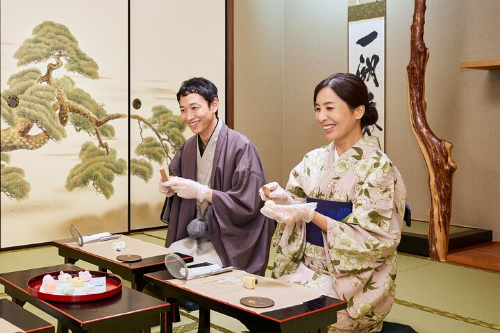Sweets Making and Kimono Tea Ceremony at Tokyo Maikoya - Photo 1 of 8