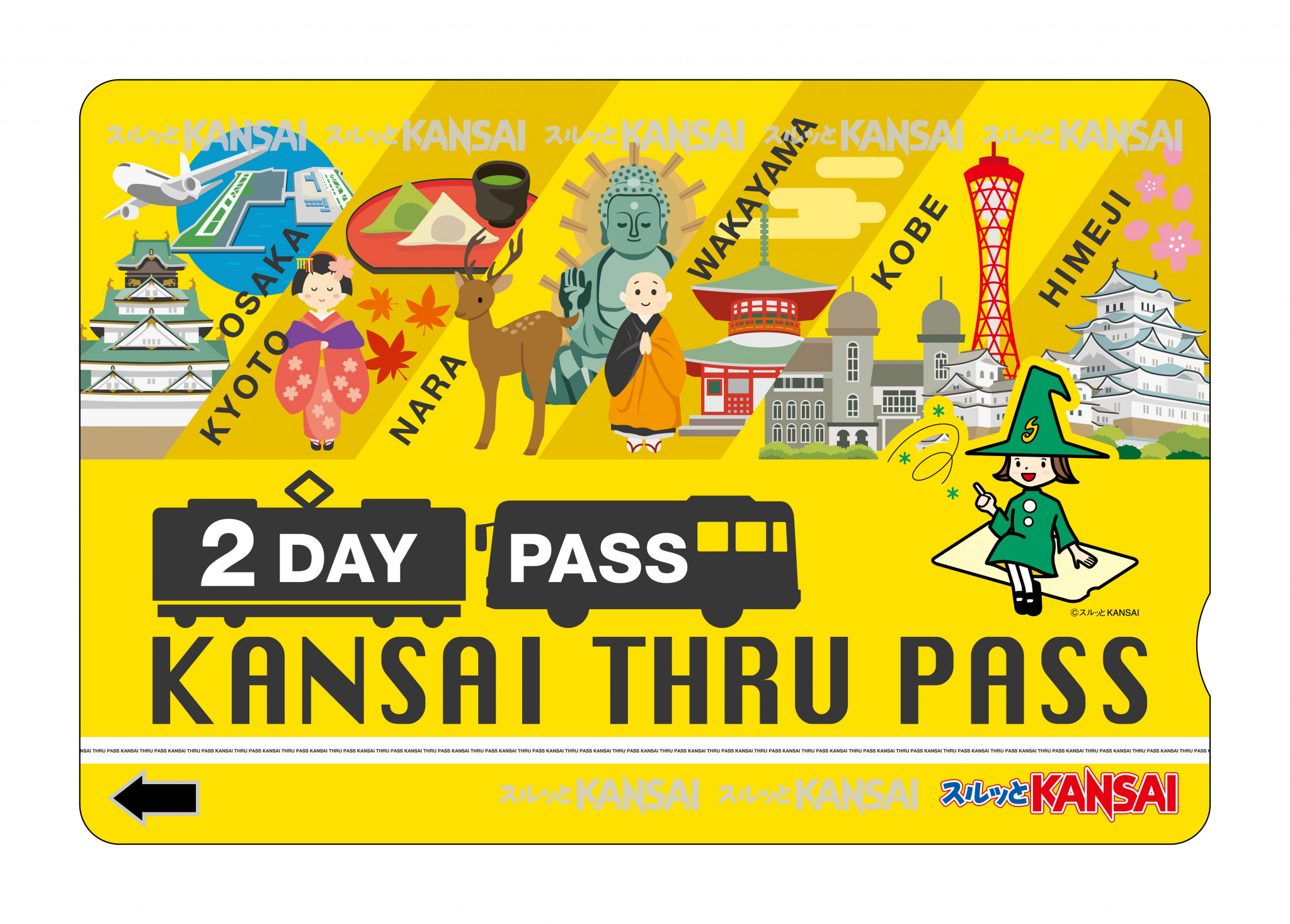 Explore Kansai's rich scenery and cultural landmarks with the Kansai Thru Pass offering seamless travel across multiple prefectures and exclusive discounts at over 260 attractions.