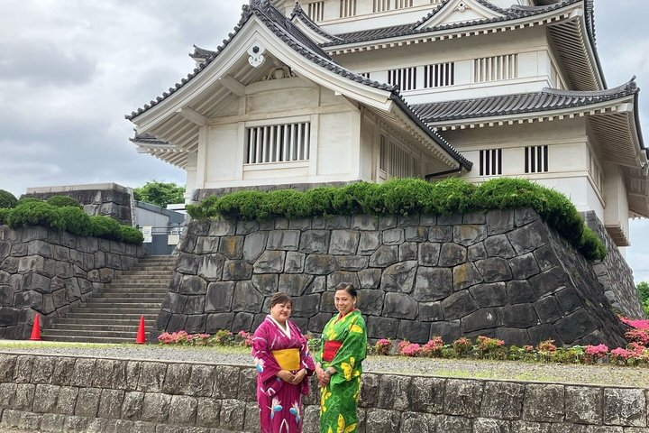 Chiba: Kimono & Tea Ceremony at a Historic Castle Garden - Photo 1 of 18