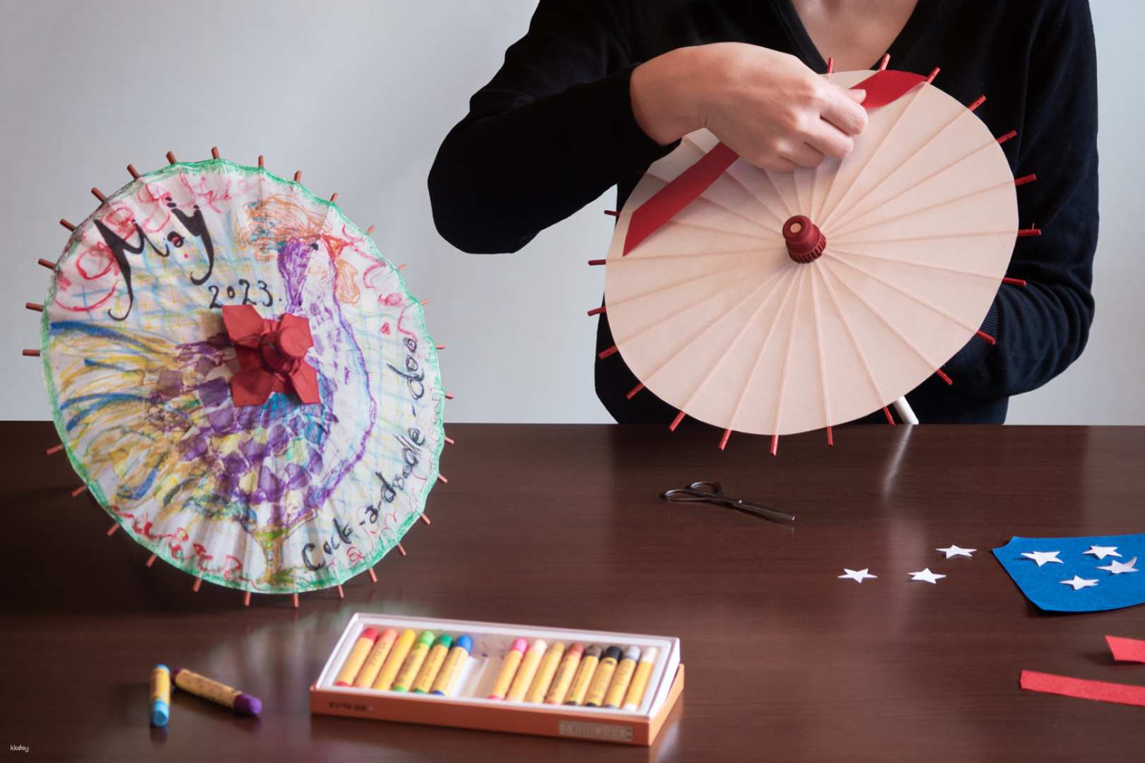 Kyoto Aquarium admission ticket + workshop "Mini Japanese umbrella collage experience" set ticket - Photo 1 of 5