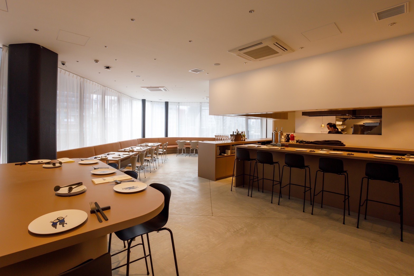 Savor the unique blend of French cuisine infused with Asian ingredients at GohGan where culinary artistry meets a chic dining space perfect for any occasion.