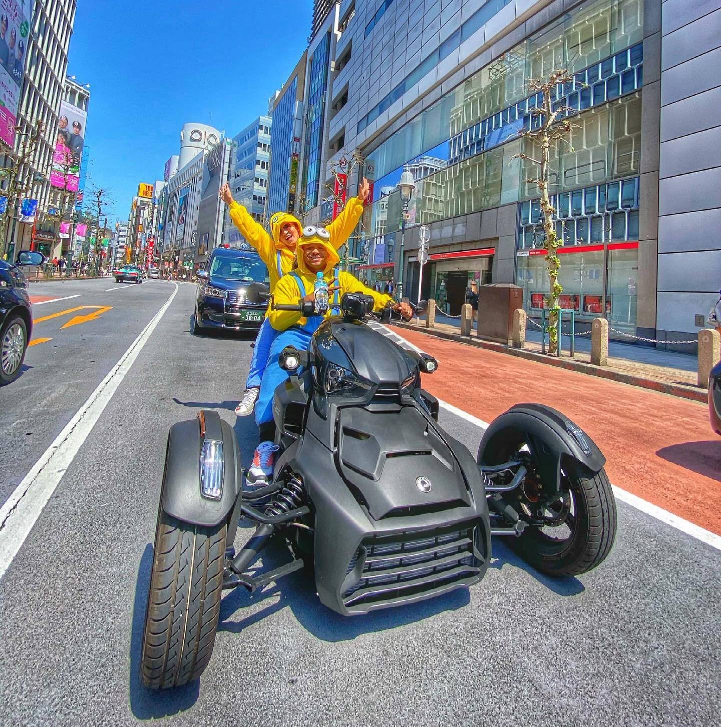 Experience the excitement of cruising through Tokyo on a Can-am Ryker 600. Explore iconic sights while enjoying every moment of this unique road tour adventure.