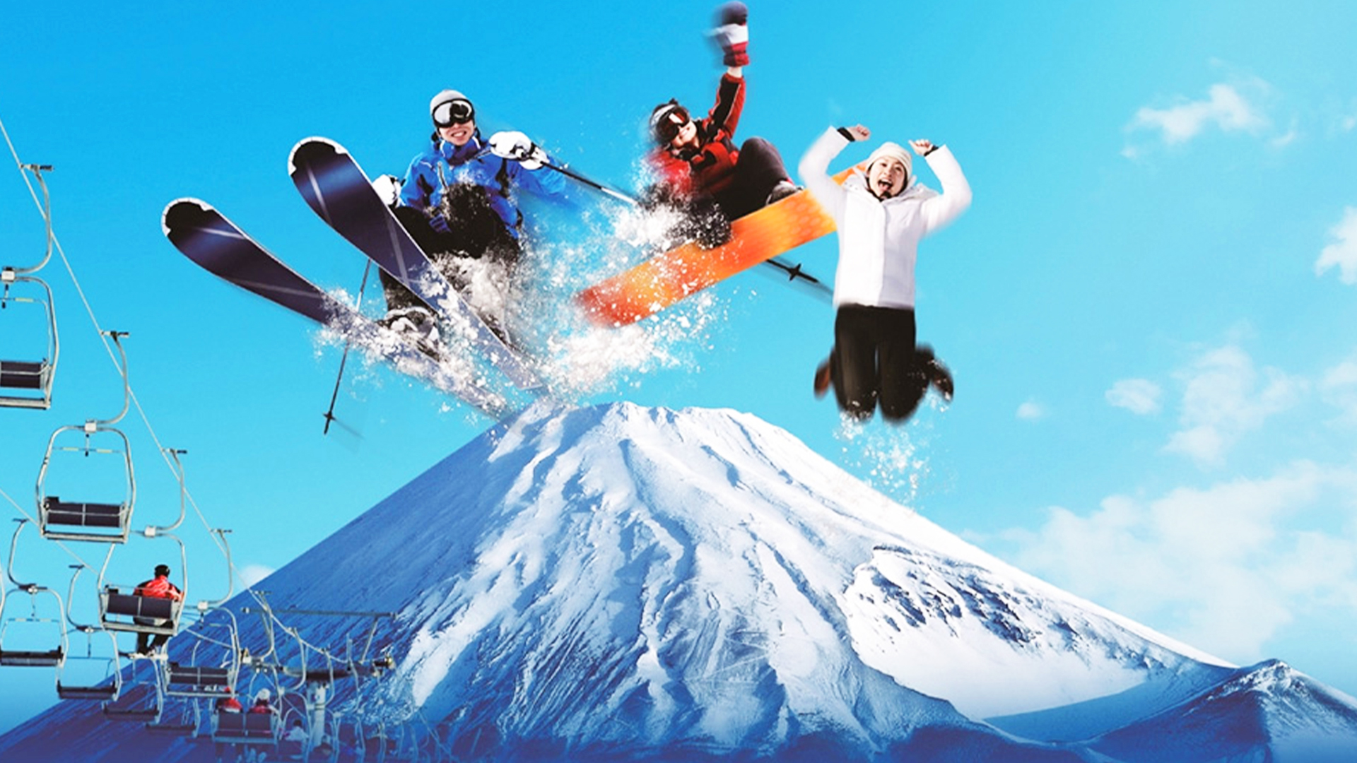 Experience the joy of skiing down the slopes near Mount Fuji perfect for all skill levels followed by a soothing soak in natural hot springs with stunning mountain views.