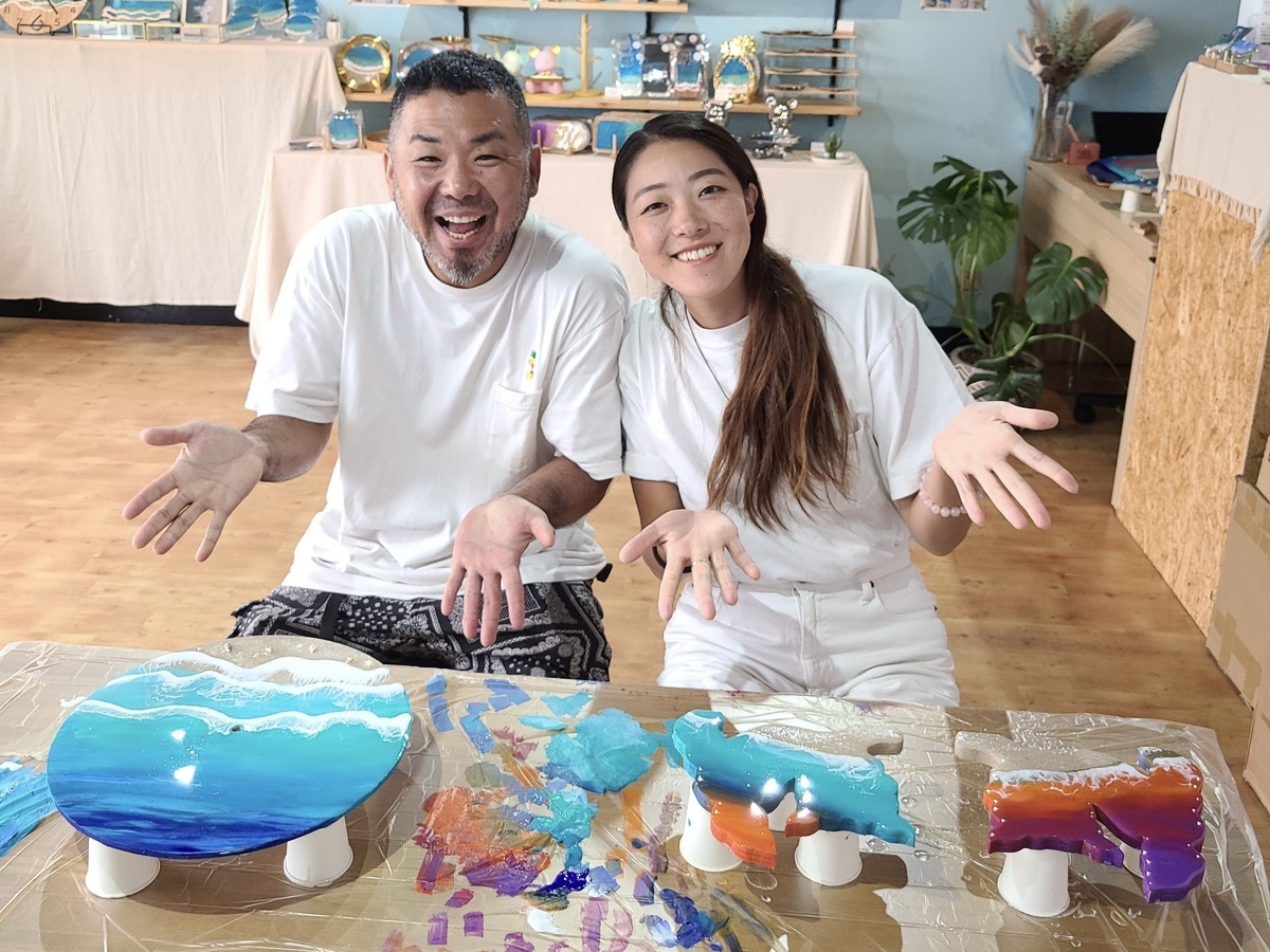 Multiple courses to create your own original ocean-inspired art 【SEALLY. Ishigaki Island Resin Art Shop】 - Photo 1 of 10