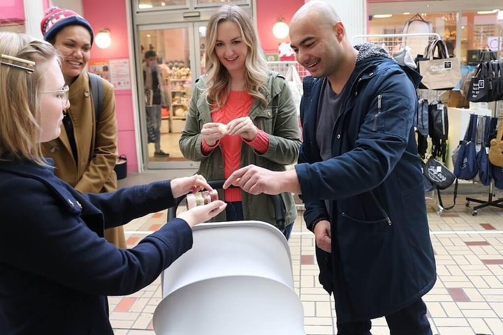 Discover the diverse flavors of Osu as you savor street food with a local guide uncovering hidden gems and immersing yourself in the rich history of Nagoya.