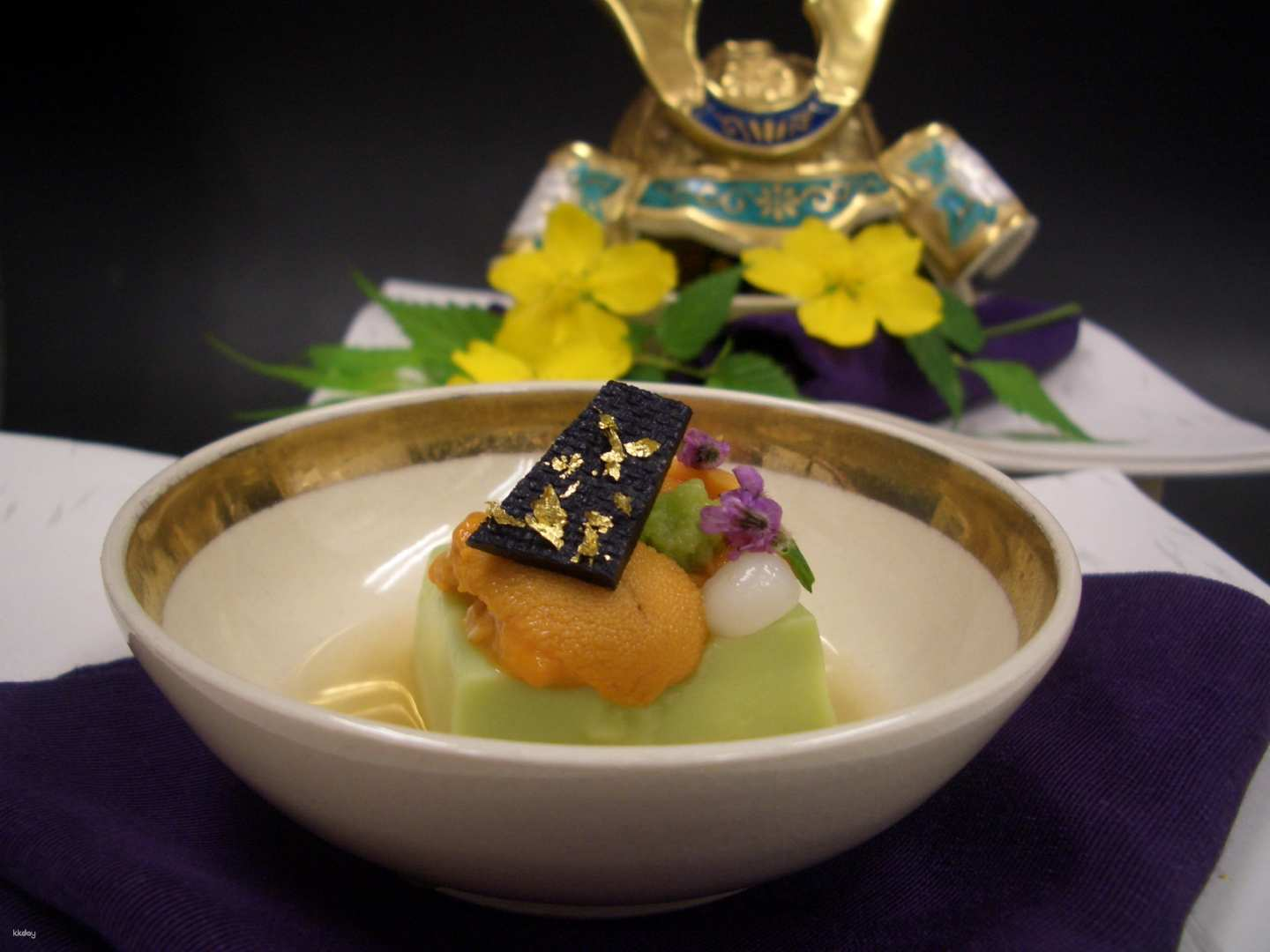 Indulge in the artistry of Kaiseki cuisine featuring fresh Yamato ingredients while surrounded by serene views of the Japanese garden and engaging cultural performances like Gagaku and tea ceremonies.