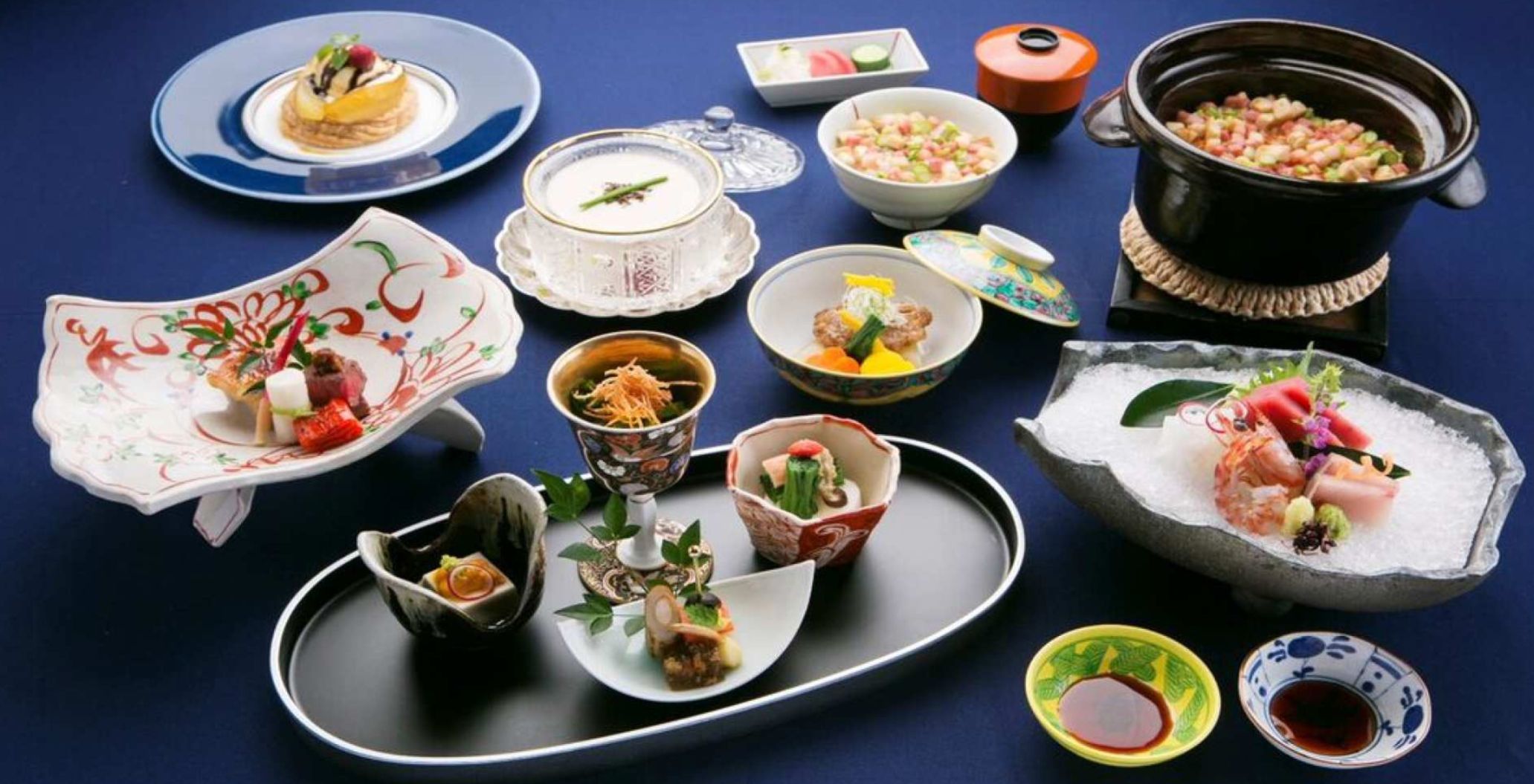 Savor the elegance of Japanese cuisine with the Special Chef's Choice Course at Nihonbashi Nadaman where seasonal ingredients create a delightful culinary journey in Tokyo.
