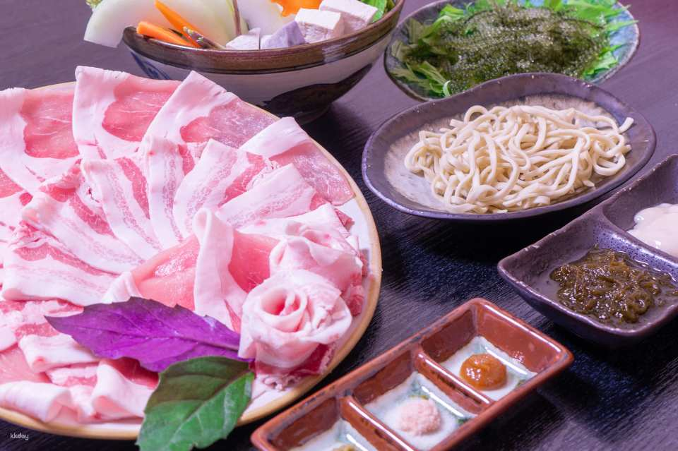 Okinawa, Japan | Special Fantasy Agu Pork Shabu Shabu Restaurant Golden Pig Pure Blood Uruma Agu Shabu Golden Pig - Photo 1 of 9