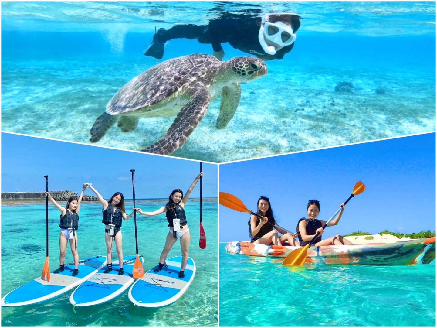 Snorkeling in the ocean of Miyakojima + Selectable activity SUP or canoe experience reservation Half-day plan Free photo data (Okinawa Miyakojima) - Photo 1 of 10