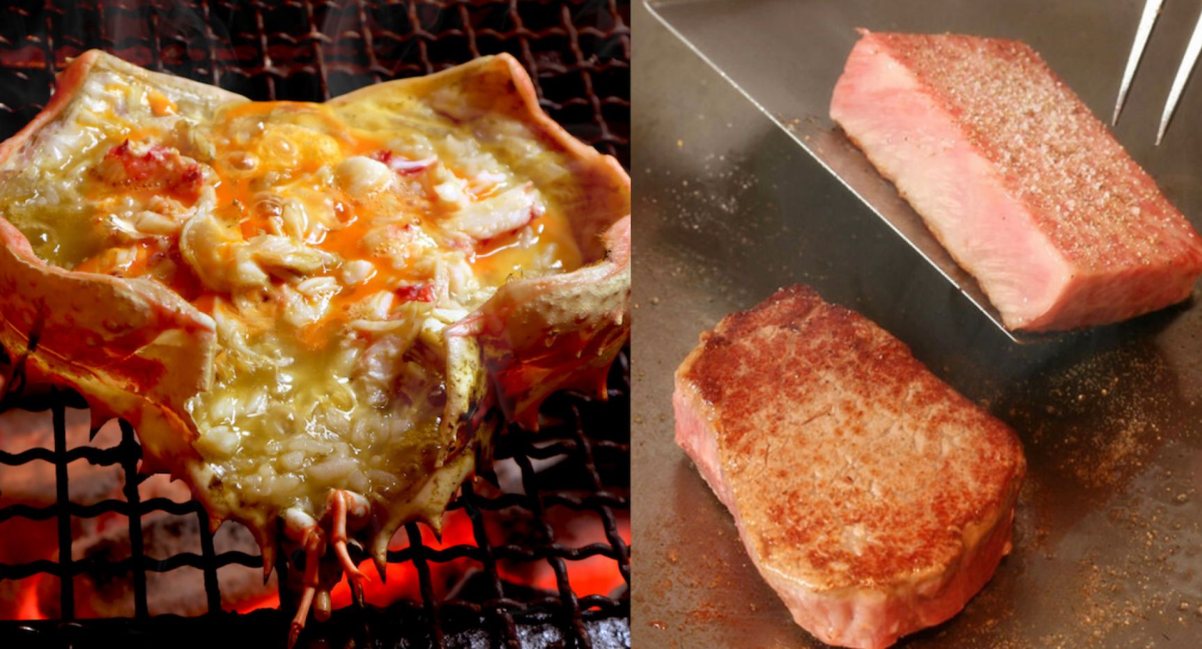 Experience the art of teppanyaki with fresh seafood and premium Kobe and Matsuzaka beef perfectly prepared to celebrate seasonal flavors in a stylish dining setting near Roppongi.