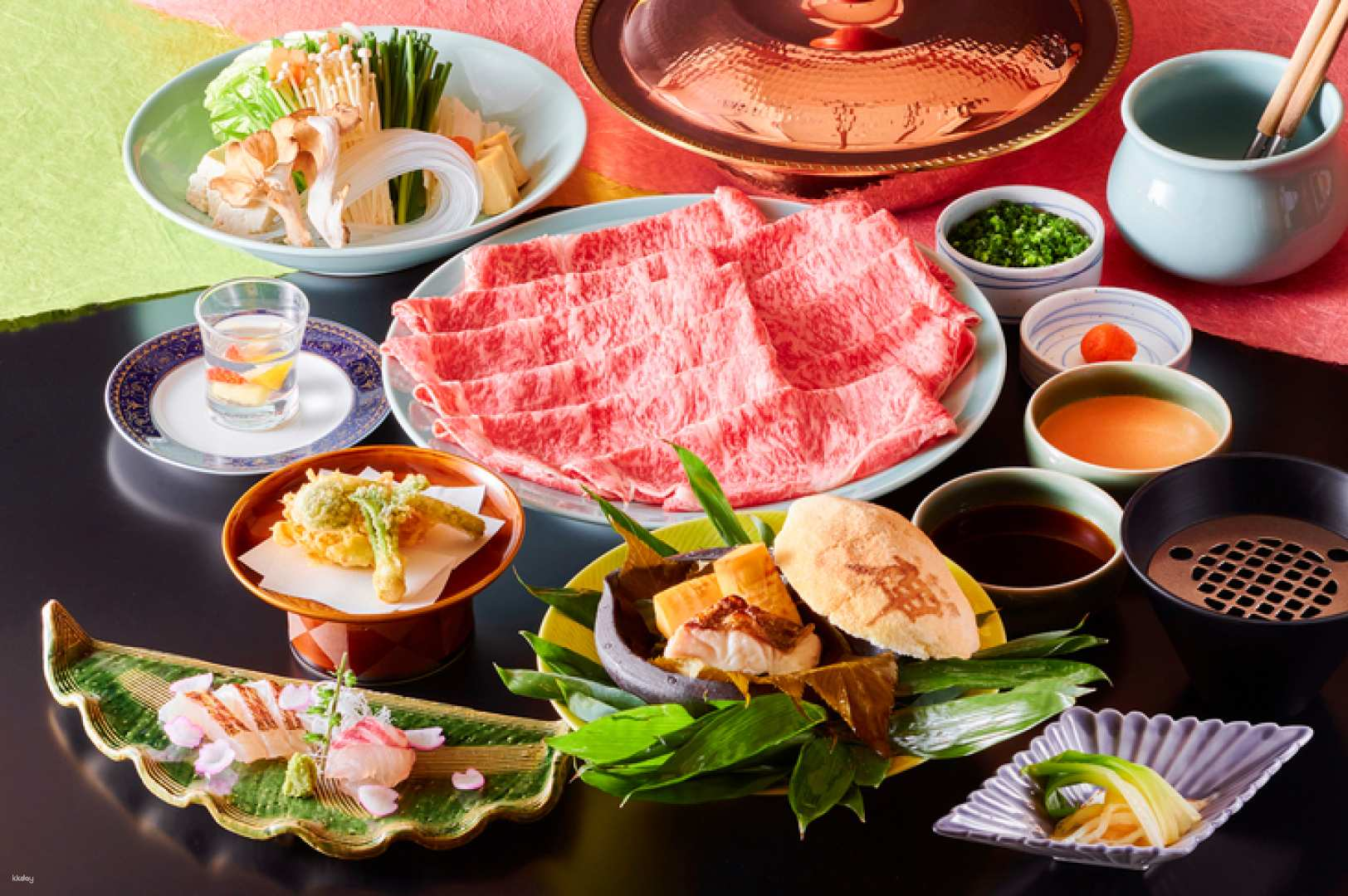 Savor the delicate flavors of Kuroge Wagyu and Omi beef in a serene dining setting at Umeda Station perfect for travelers seeking an authentic culinary experience.