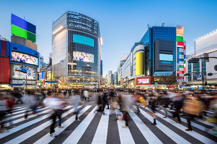 Immerse yourself in the energy of Tokyo’s iconic Shibuya Crossing where modernity meets tradition perfect for exploration after a comfortable journey in a luxury SUV.