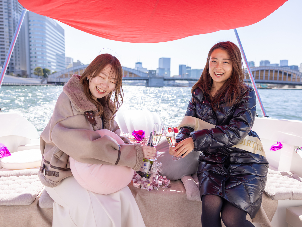 Experience the joy of good company and breathtaking views while floating on Tokyo Bay. Share laughter and create unforgettable memories on a private charter cruise surrounded by serene beauty.