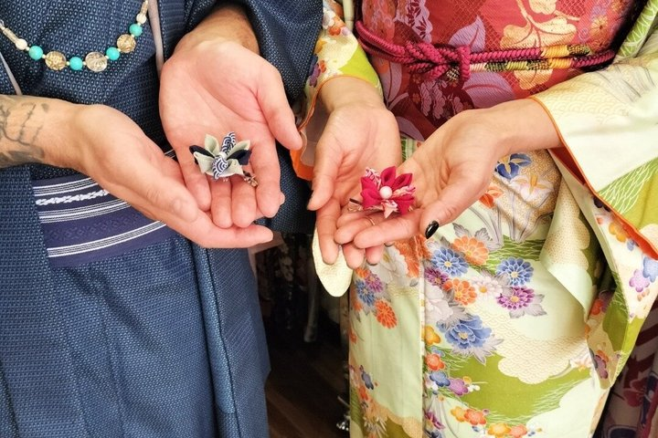 Real Kimono experience and Tsumami Kanzashi Workshop - Photo 1 of 13