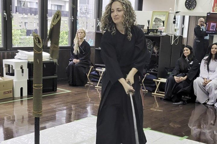 Tokyo Samurai Experience: Try Cutting with a Real Japanese Sword - Photo 1 of 12