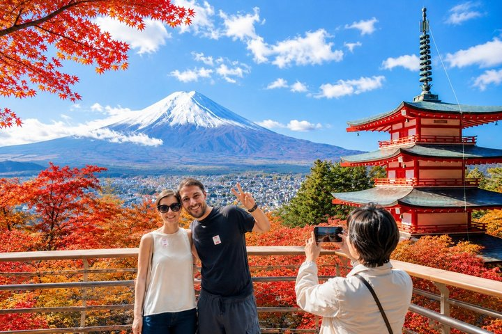 Mt. Fuji, Chureito Pagoda & Lake Kawaguchiko Day Tour from Tokyo - Photo 1 of 25