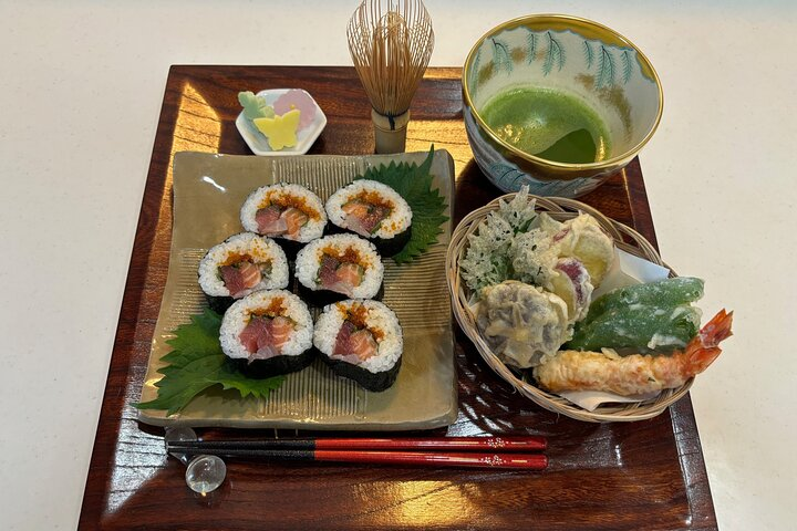 Hokkaido Cooking Experience: Sushi Rolls, Tempura & Matcha - Photo 1 of 3