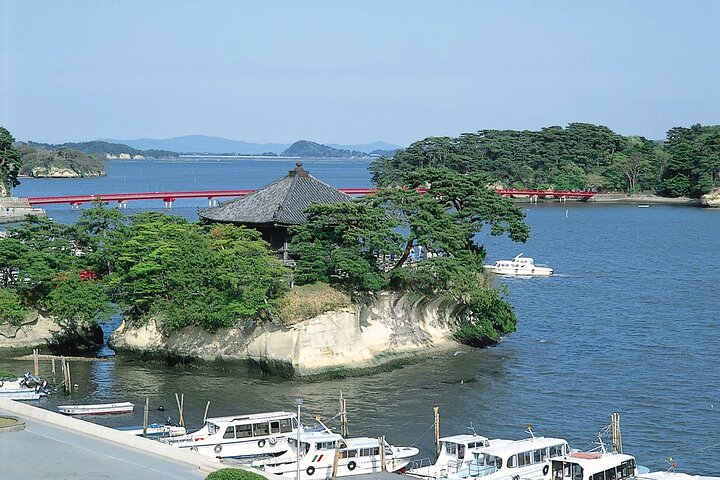 Experience the serene beauty of Matsushima Bay where unique islands and historic temples invite exploration. Enjoy the scenic ferry ride and indulge in local delicacies at your own pace.
