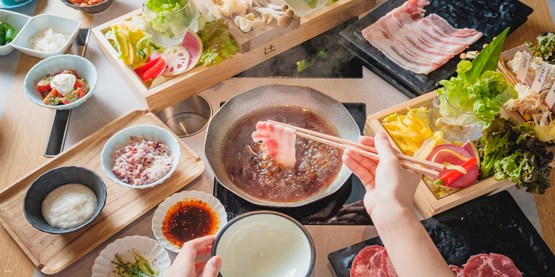 Indulge in a delightful dining experience at Shabu-Shabu Letus Nakameguro where you can savor customizable pot dishes with a variety of flavors and fresh ingredients. A culinary adventure awaits!