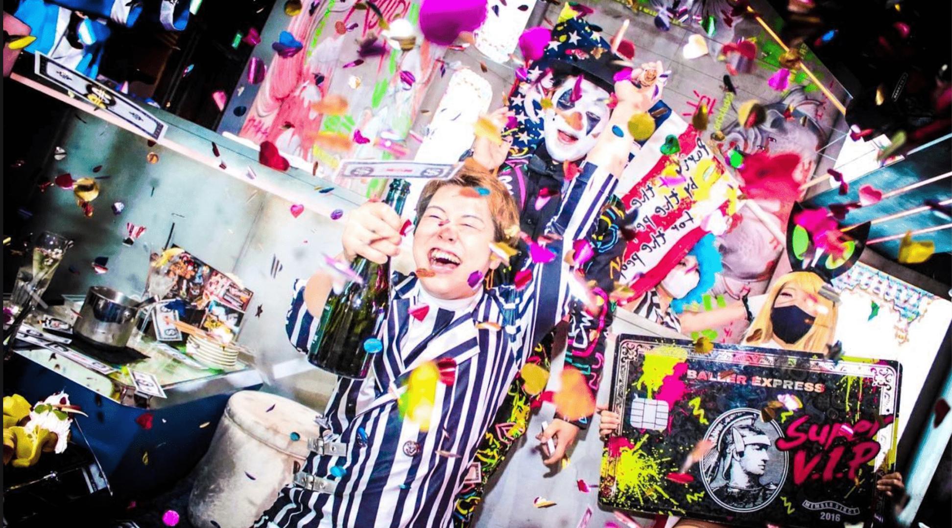 Step into a world where dining meets entertainment featuring dynamic performances unique characters and immersive settings perfect for an unforgettable night out in Tokyo. Enjoy food drinks and fun!