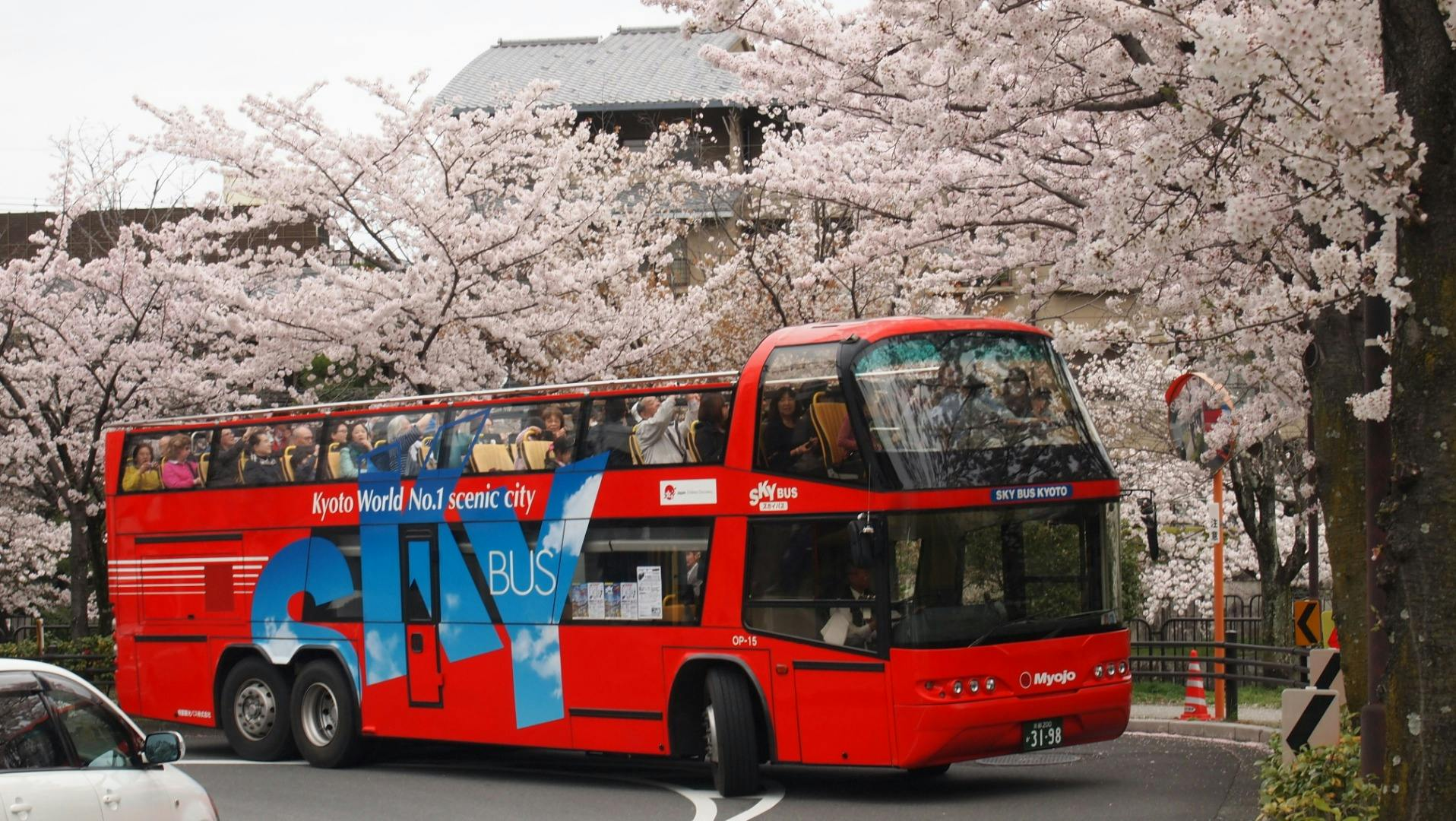 Skyhop Bus Kyoto: Hop-on Hop-off Sightseeing Bus 1-Day or 2-Day Pass - Photo 1 of 4