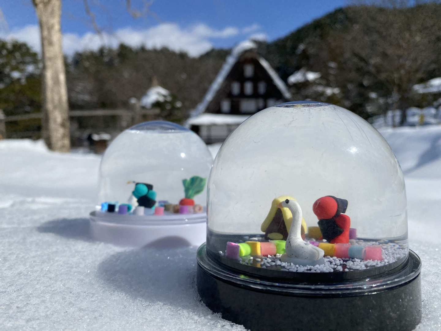 [Snow globe making experience] Create with an original mascot only available at the Memories Experience Center! Sparkling snow world (Takayama City, Gifu Prefecture) - Photo 1 of 2
