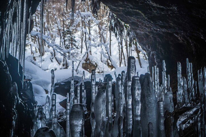 Snowshoe to Spectacular Winter Ice Caves in Hokkaido - Photo 1 of 5