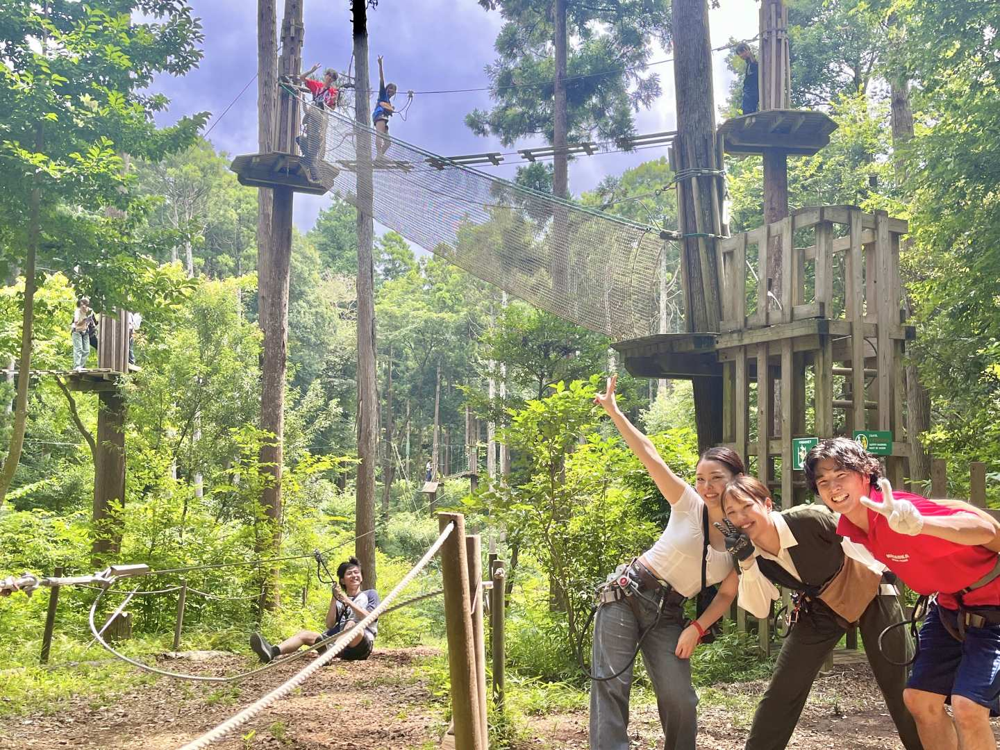 Take an aerial stroll through the nature-rich forests of Chiba! Treetop athletics that the whole family and friends can enjoy [Forest Adventure Chiba] - Photo 1 of 10
