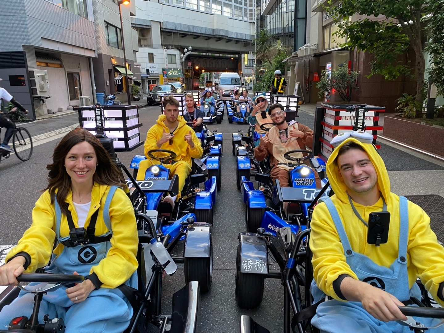 Experience the thrill of cruising through Tokyo in colorful go-karts donning fun costumes while exploring iconic sights like Tokyo Skytree and Asakusa with friends. Unforgettable memories await!