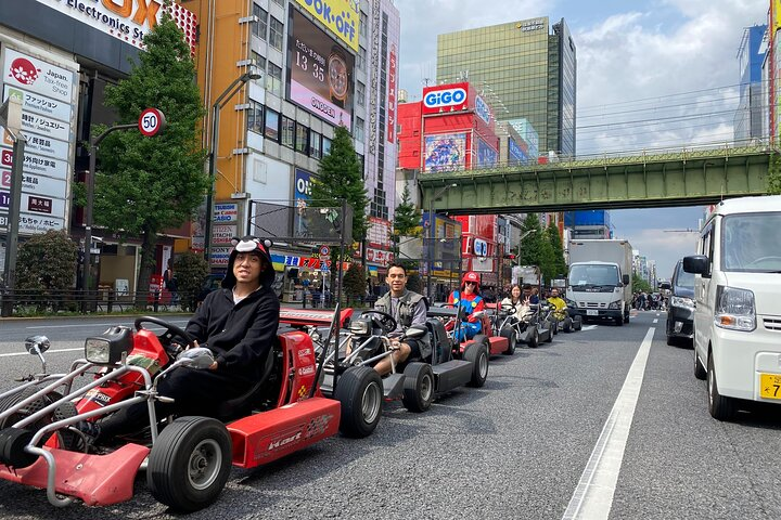 Cruise through the lively streets of Tokyo in your own go-kart taking in iconic sights while enjoying the freedom to explore with a local guide. A unique experience awaits!
