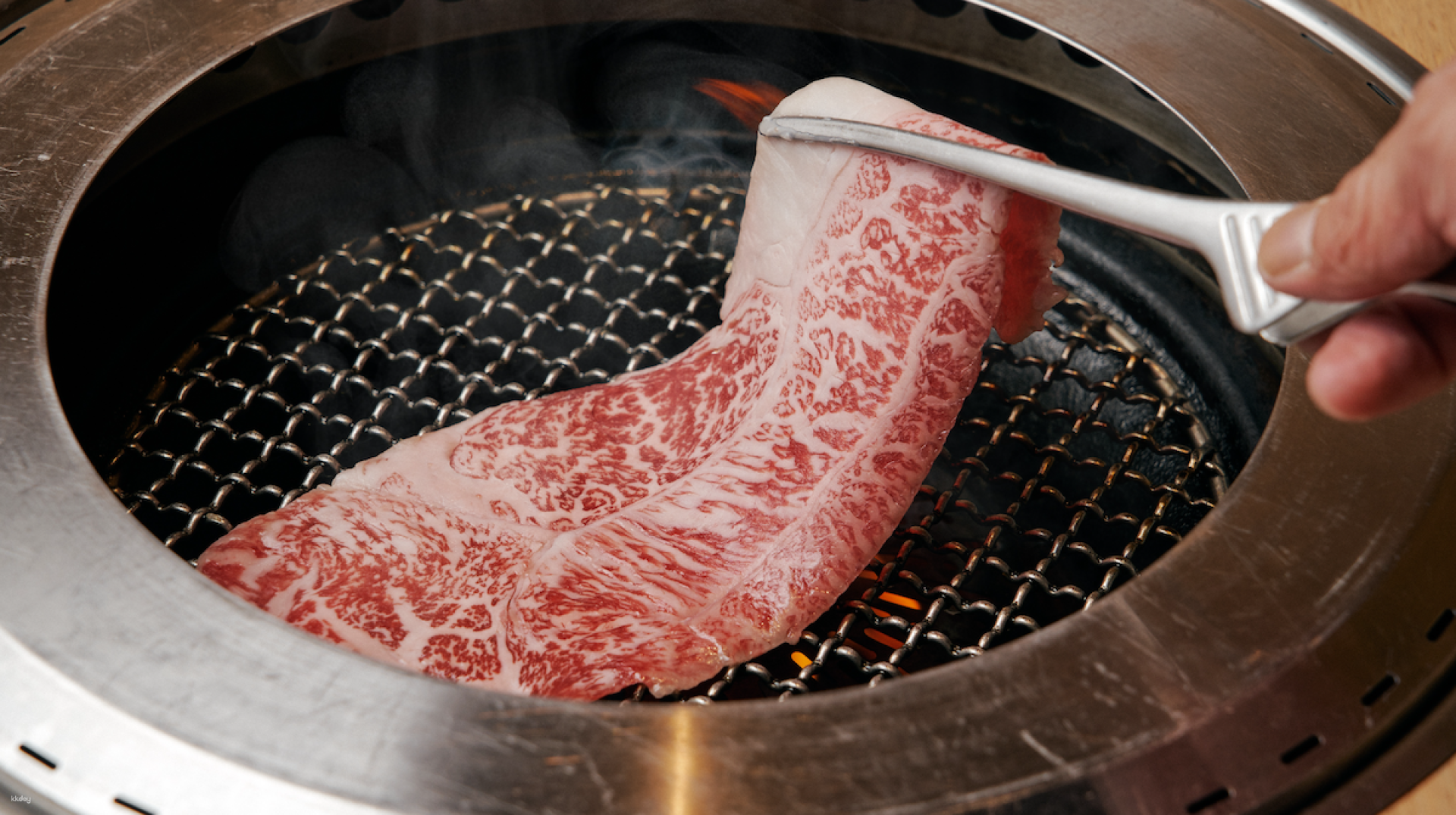 Indulge in the succulent flavors of Ozaki beef while grilling in a private setting all within a minute’s walk from Ginza Subway Station. A true culinary delight awaits.