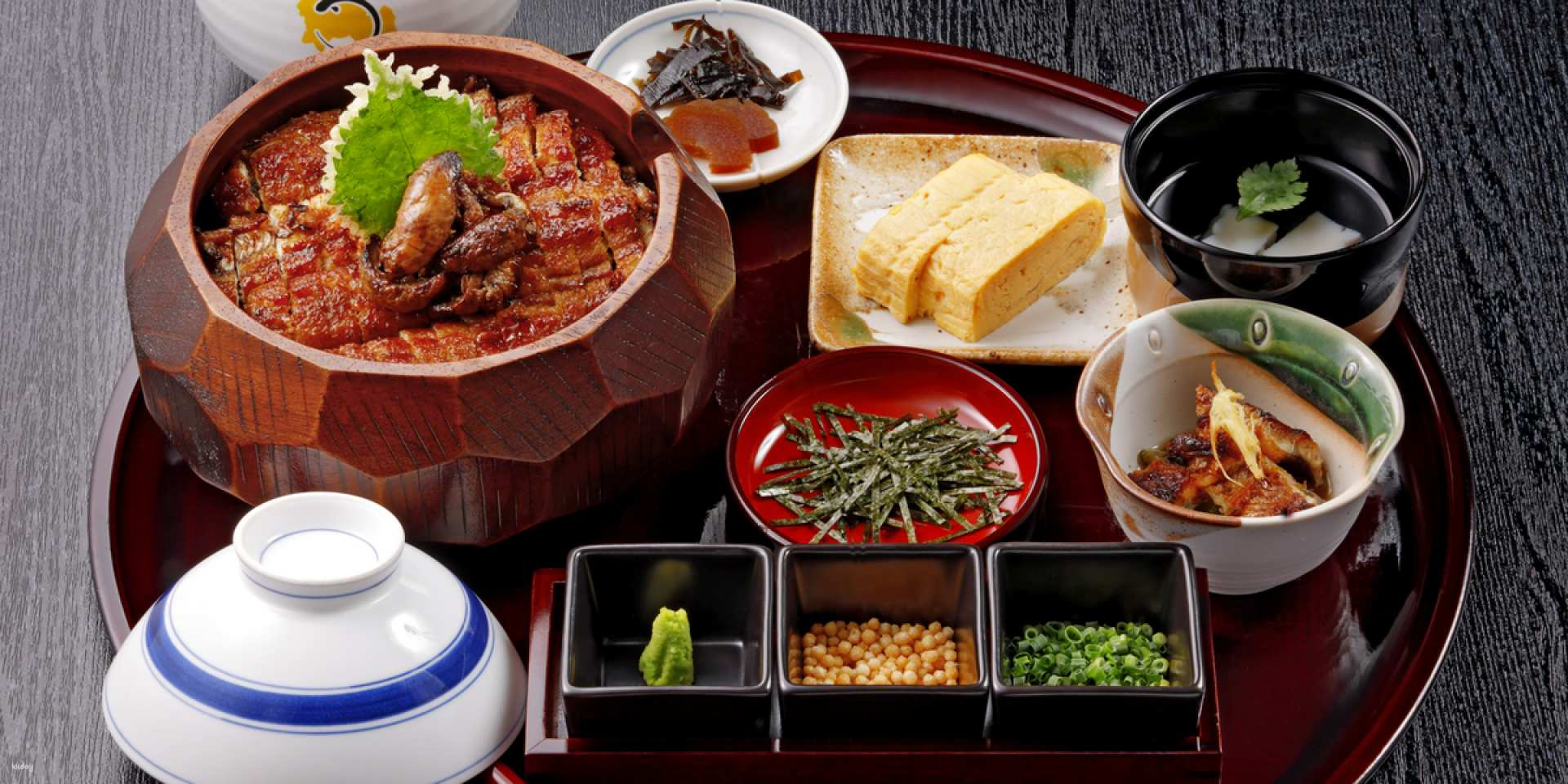 Tokyo, Japan | Charcoal Grilled Eel HITSU MABUSHI Minokin | Kanda Eel Set Meal - Choose One Meal Voucher - Photo 1 of 10