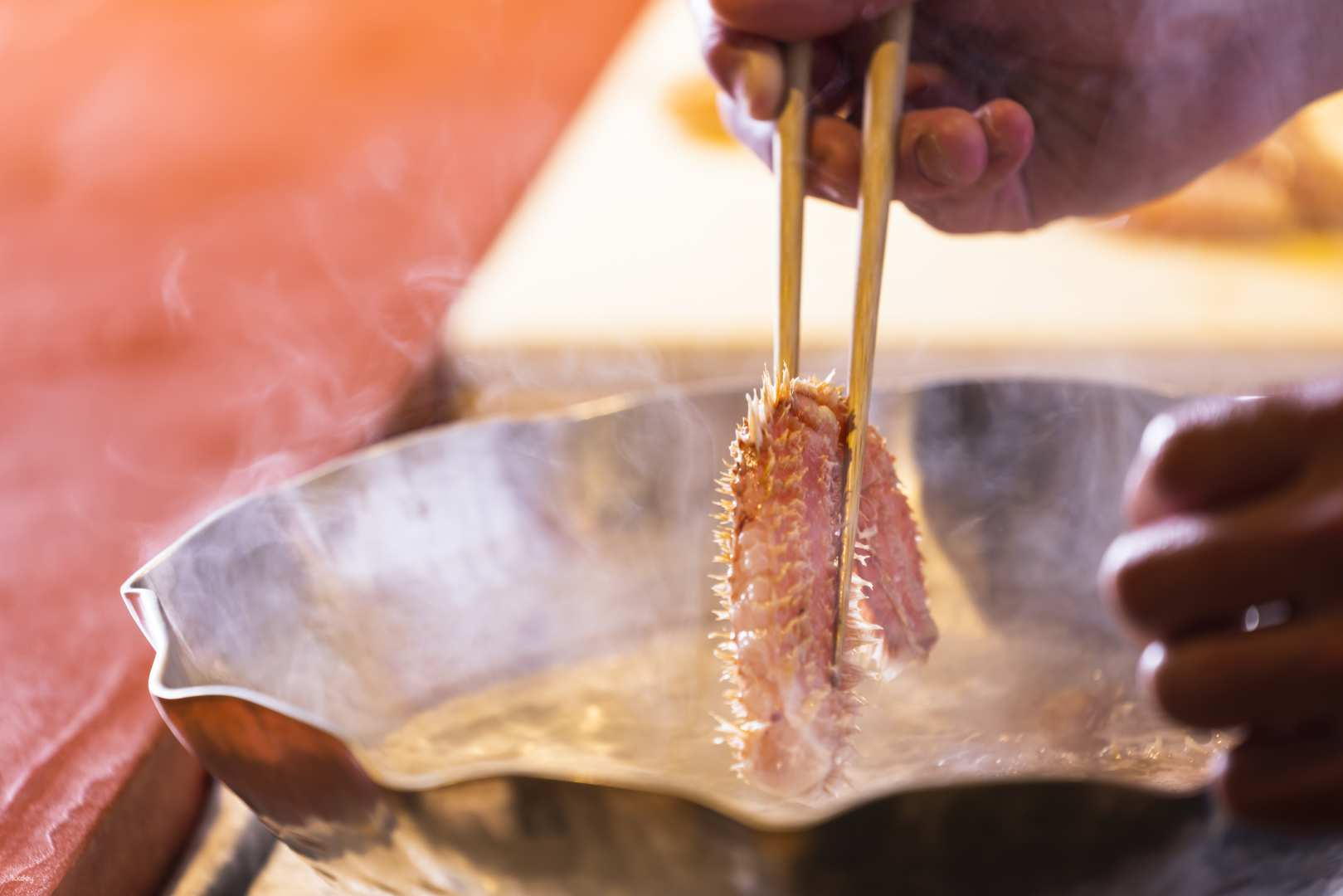 Indulge in the art of Japanese cuisine with fresh crab delicacies perfectly paired with authentic Edomae sushi all in a cozy setting that invites culinary exploration.