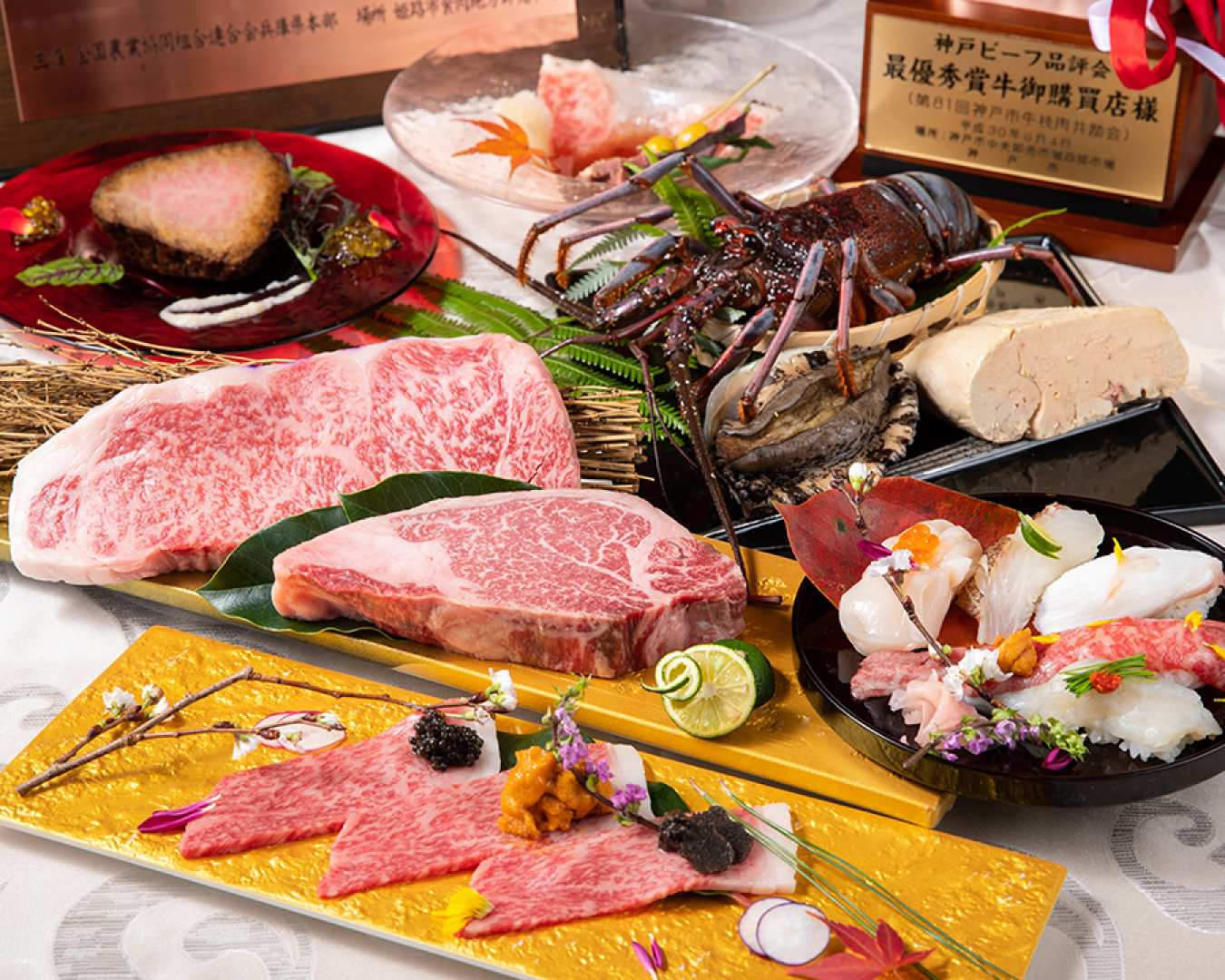 Indulge in a culinary adventure at Kobe Beef Daia where meticulously prepared Kobe beef and fresh seafood await just steps from Mitsukoshi-mae Station. Perfect for food enthusiasts seeking authentic flavors.