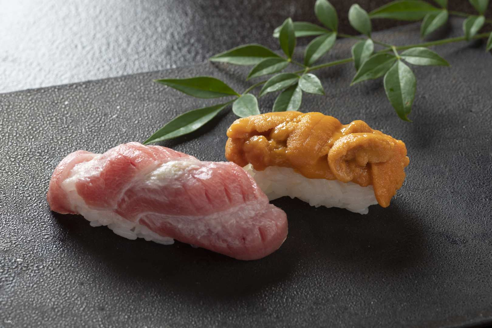 Delight in the artistry of Edomae sushi with Tuna belly and sea urchin served fresh at Sushi Koma in Tokyo a must-visit for culinary explorers.