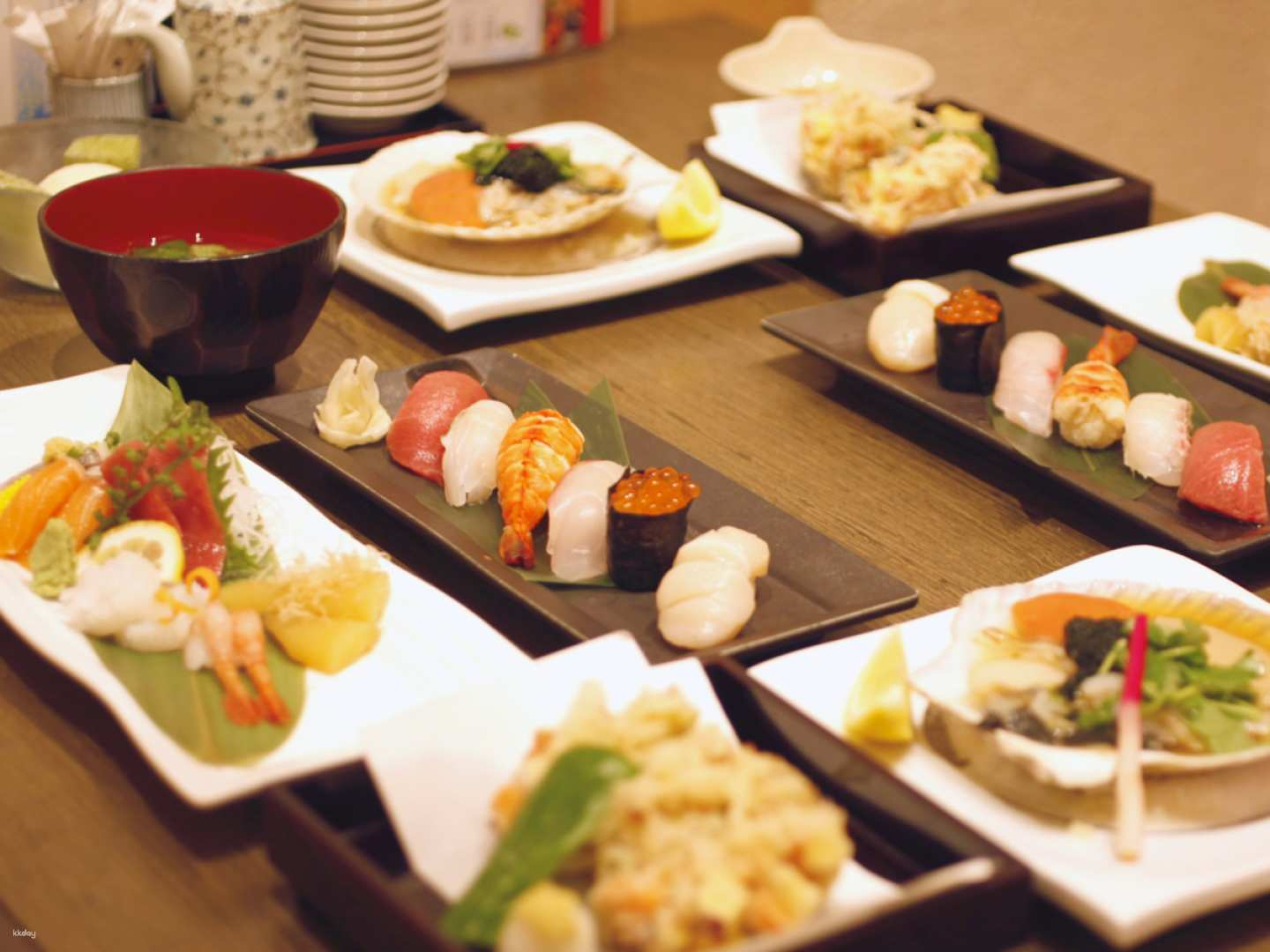 Immerse yourself in Tokyo's culinary experience at Tsukiji Fresh Sushi Asakusa Raiden Store where expertly crafted sushi and traditional Japanese dishes await just moments from Sensoji Temple.
