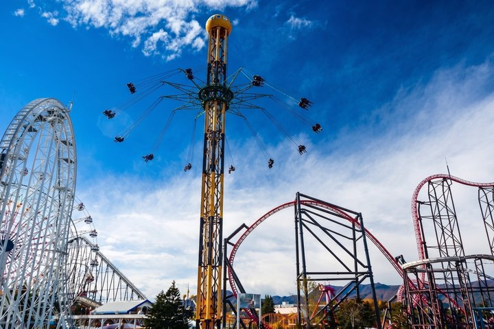 Mount Fuji, Oishi Park, Kawagoe and Fuji-Q Highland from Tokyo in