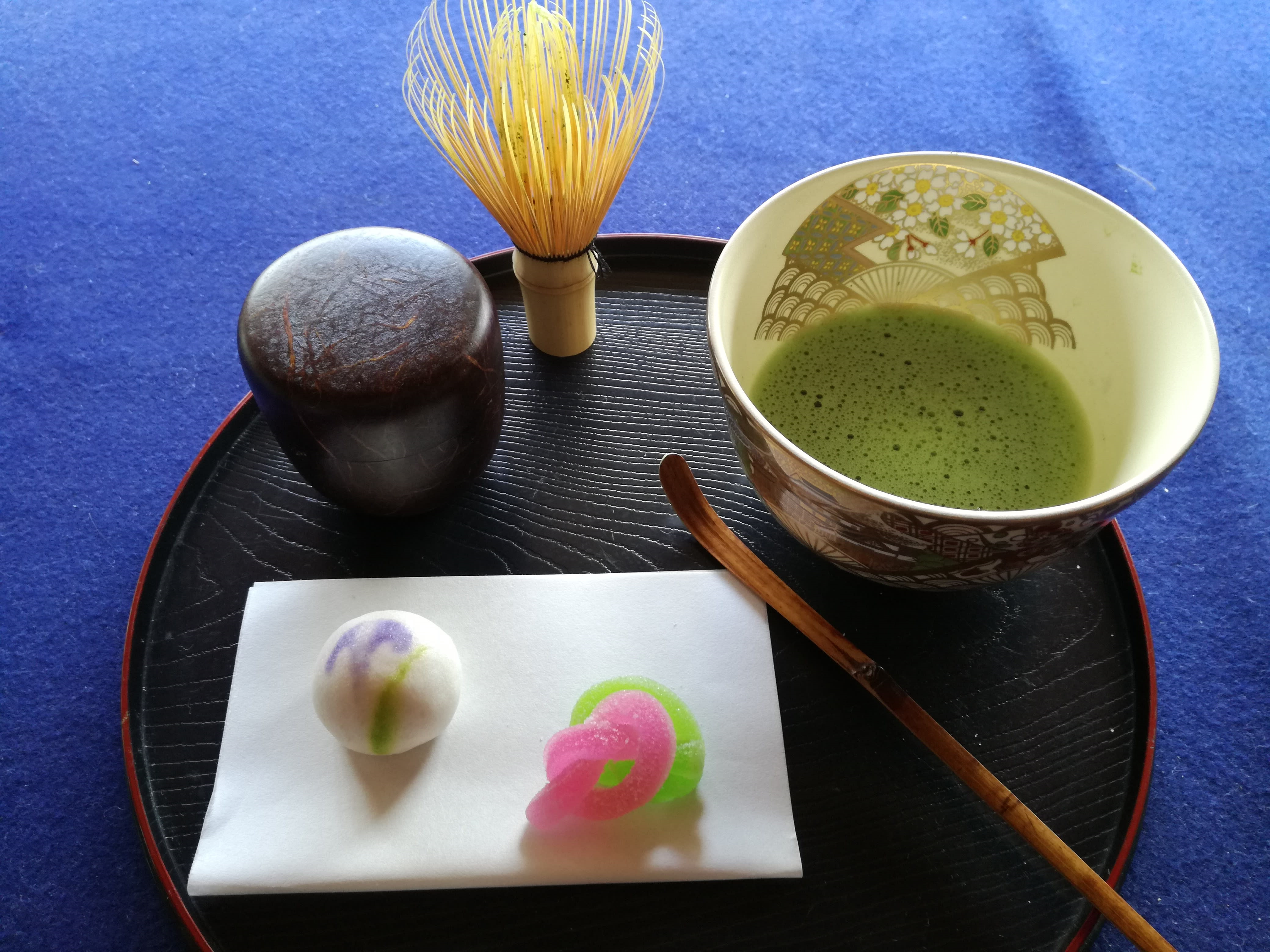 Immerse yourself in the serene experience of a traditional tea ceremony complete with finely crafted sweets and matcha all surrounded by the tranquility of a Japanese garden.