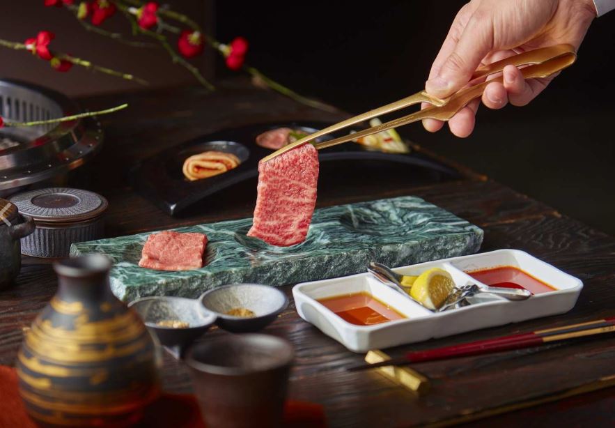 Indulge in expertly prepared Wagyu beef at Heijoen surrounded by a rich culinary tradition that highlights Japan's unique dining culture perfect for unwinding after a day of exploring.