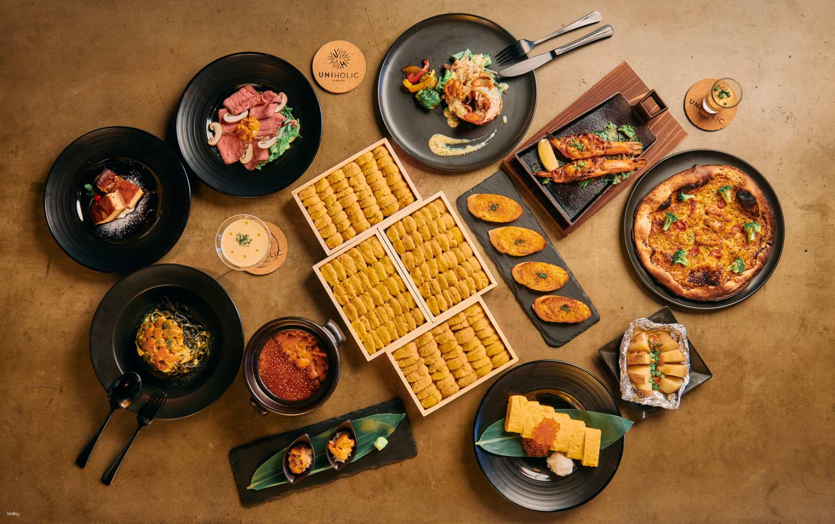 Savor the unique flavors of fresh sea urchin at UNIHOLIC in Roppongi where delectable set meals pair perfectly with stunning night views offering a truly memorable dining experience.