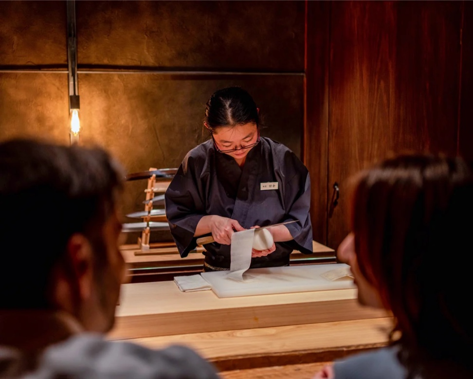 Experience the precision of sushi crafting as a skilled chef guides you through preparing authentic dishes showcasing Japan's culinary heritage and the joy of hands-on learning.