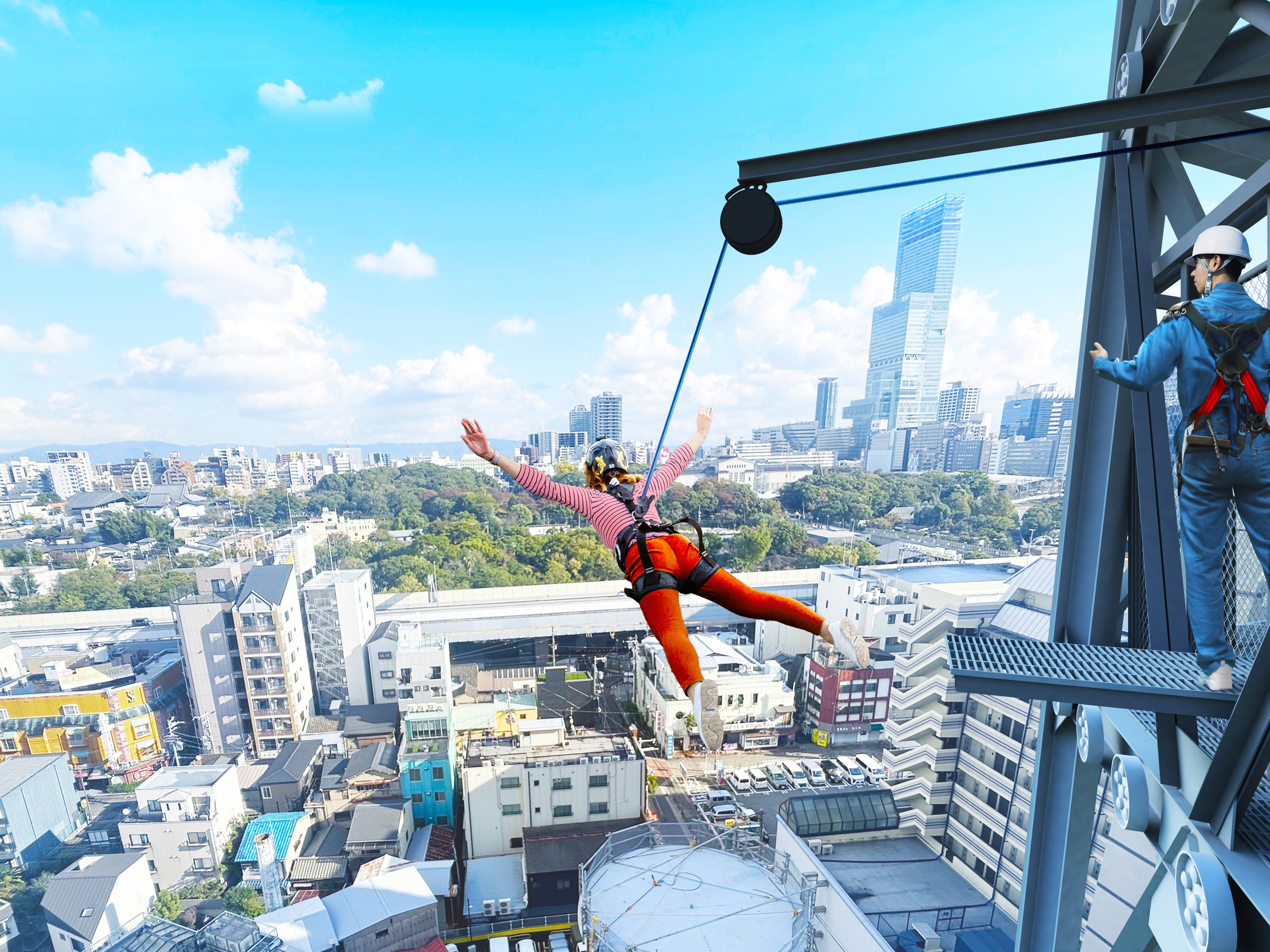 Tsutenkaku “DIVE & WALK” Experience - Photo 1 of 4