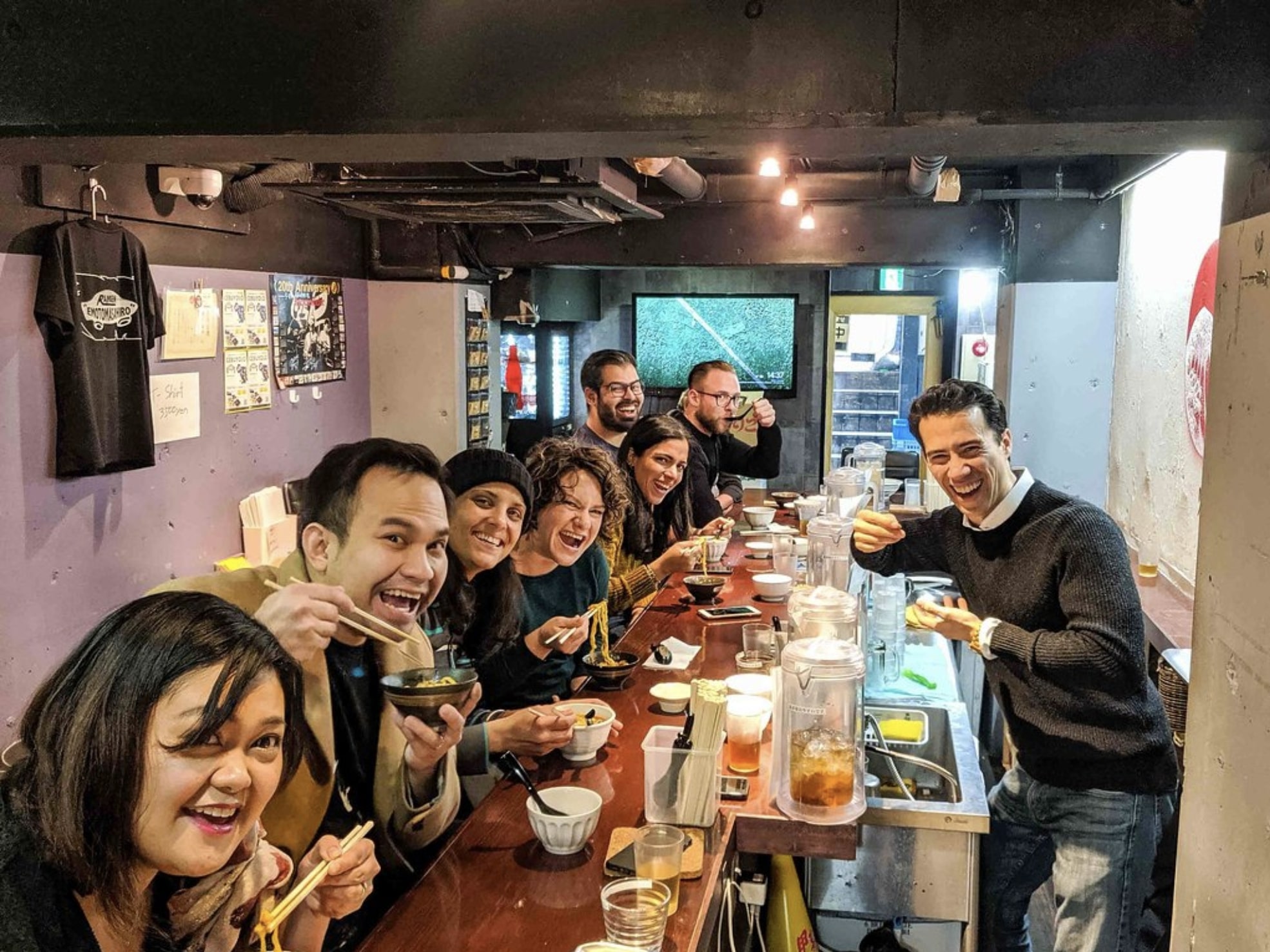 Experience the joy of sharing delicious mini ramen bowls with fellow food lovers while learning about Japan's beloved noodle culture guided by a passionate local.