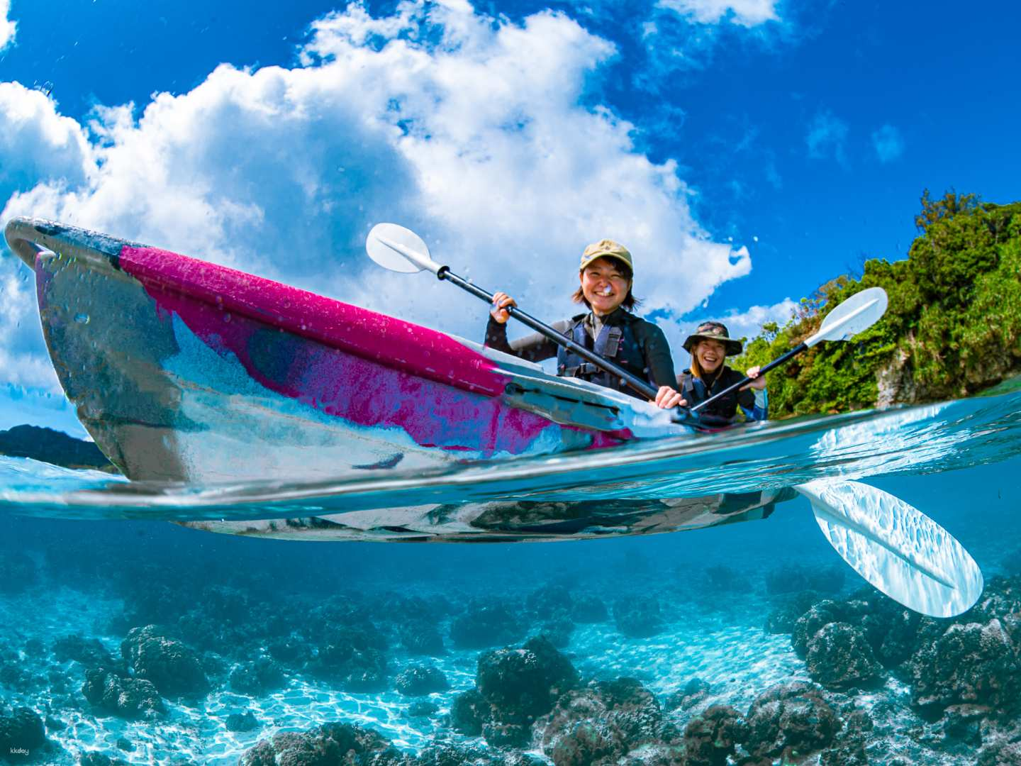 Okinawa, Onna Village | Uninhabited Island Sea Kayaking & Coral and Tropical Fish Snorkeling with Photo and Video Shooting Service | Safety-Rated Shop | Showers/Amenities Available - Photo 1 of 6