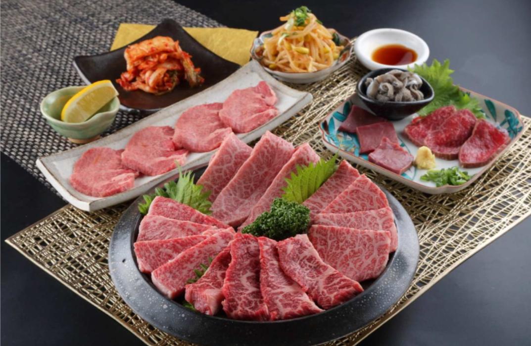 Experience the sizzling joy of grilling premium Wagyu at Yakiniku Manno Horumonten where every bite showcases the finest cuts of Japanese beef perfect for food lovers in Osaka.