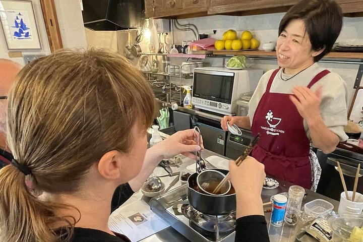The Dashi, you can get instructor's homey original recipe.