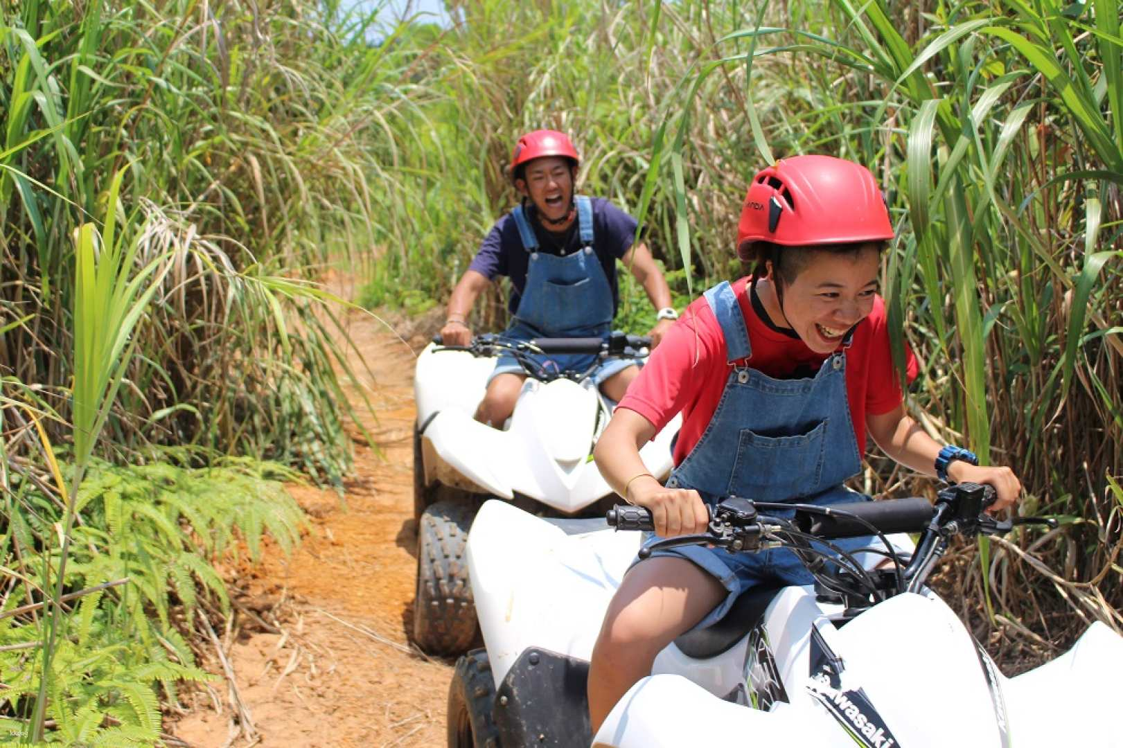 [Okinawa Northern Higashi Village] OKINAWA ATV 4-wheel buggy experience Yanbaru nature course | No driver's license required Beginners and ages 4 and up are welcome to participate - Photo 1 of 2