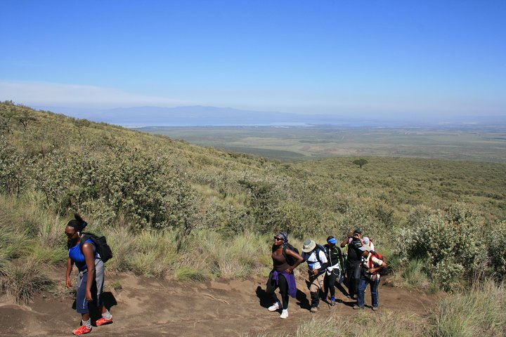 Hiking in mt longonot